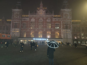 Be Seen in Amsterdam: Your ReflectSafe® Umbrella - The Perfect Companion for Exploring the City